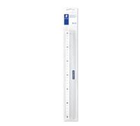 Staedtler Règle en aluminium anti-dérapante de 30 cm, Livrée sous étui plastique, 563 30 cm