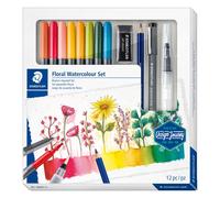 STAEDTLER Aquarell Set Blumen 100% PEFC