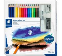 STAEDTLER Set de dessin Watercolour Design Journey 18 pièces