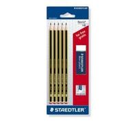 STAEDTLER SET5MATITE GRAFITE NORIS HB 1GOMMA