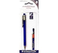 Staedtler Staedtler 7775bkd25da Porte-mine Graphite et 1 x boîte de Lot (mines HB inclus). remplis avec B Diamètre de la mine 0,5 mm Couleur du corps Orange/carte blister