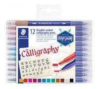 Staedtler Staedtler Feutre Double Pointe De Calligraphie, Étui De 12 Noir