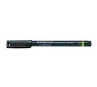 Staedtler Lumocolor Garden, Feutre indélébile noir spécial jardin et extérieur, Résistant aux UV et à l'eau, Pointe moyenne de 1 mm, Sous étui blister, 319 GM M-9