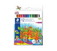 Staedtler Staedtler Noris 325 - Etui Carton 12 Feutres Coloriage Pointe Moyenne 1 Mm Assortis