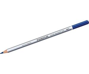 Staedtler Staetler Karat, Crayon aquarellable de qualité professionnelle, forme hexagonale classique, peut être mélangé à l'eau, couleur bleue, Lot de 6 crayons, 125-33