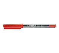 Staedtler Stick 430 - Stylo-Bille Pointe Moyenne Rouge lot de 10