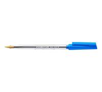 Staedtler stick 430 Stylos à bille - bleu, lot de 10, moyen | Capuchon & clip, compensation de pression anti-fuite - écriture fluide - Art.-Nr. 430 M-3
