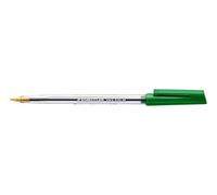 Staedtler Stylos-bille Stick 430 – Pointe moyenne verte – 10 stylos