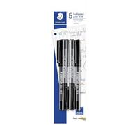 Staedtler Stick 430M Lot de 4 stylos bille Noir