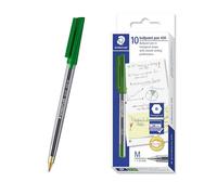 Staedtler Stick Medium Stylo à bille indélébile résistant à la lumière et étanch