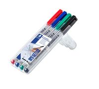 STAEDTLER Stylo à bille Lumocolor B non-perm 4pcs