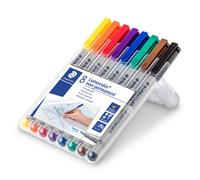 STAEDTLER Stylo à bille Lumocolor F non-perm 8pcs