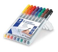 STAEDTLER Stylo à bille Lumocolor M nonperm 8pcs