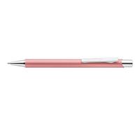 Staedtler Stylo à bille rétractable, élégant, tige en métal, durable, mine M interchangeable, indélébile, couleur d'écriture bleue, 10 stylos à bille en rose dans un étui en carton, 421 45-20