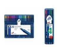 STAEDTLER Stylo à bille triplus ball 437 M, étui de 4 G