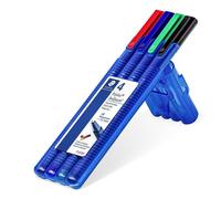 STAEDTLER Stylo à bille triplus ball 437 M Etui de 4 pièces