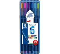 STAEDTLER Stylo à bille triplus ball 437 XB Etui de 6 pièces