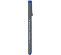 Staedtler Stylo feutre Pigment Liner 308 Pointe calibrée 0,5 mm Bleu