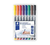 Staedtler© Stylo fin Lumocolor non permanent F STAEDTLER Box 8 couleurs
