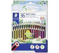 Staedtler Stylo multicolore Noris colour hexagonal 185 CD36 trié par couleur 36