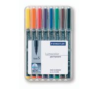 STAEDTLER® Stylo OH Lumocolor® 313, S, permanent 0,4 mm, couleur de la tige: noir, couleur de l'encre (8 pièces), vous recevrez un étui de 8 pièces.