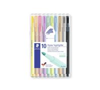 STAEDTLER Surligneur 'triplus highlighter', étui de 10 G