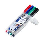 Staedtler© Stylo universel Lumocolor non-permanent, B, STAEDTLER Boîte de 4 couleurs