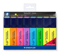 Staedtler Surligneur Textsurfer® classic 364 A – 8 couleurs – 1 mm/5 mm – 8 pièces