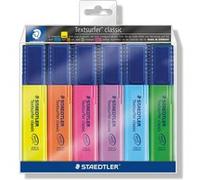 Staedtler Surligneurs Textsurfer Classic 364 — 6 couleurs, rechargeables