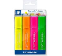 STAEDTLER Surligneur Textsurfer Promo 4pcsEtui