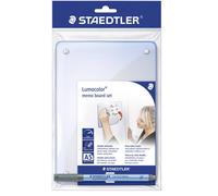 Staedtler Tableau mémo Lumocolor memo board 641 (l x H) 148 mm x 210 mm transparent feuille de tableau blanc amovible avec