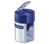 STAEDTLER Taille-crayon avec réservoir, rond, argenté G