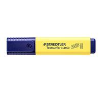 Staedtler Textsurfer Classic 364 Edition Colors - Surligneur Pointe Biseau 1 À 5 Mm+D1170 - Jaune - Boite de 10