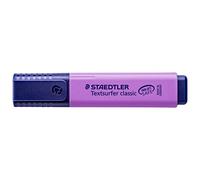 Staedtler Textsurfer classic 364 Surligneur pointe biseau 1 à 5 mm Violet | Pointe biseautée de 1 à 5 mm, INK·JET SAFE - rechargeables, ne bavent pas - Réf. 364-6