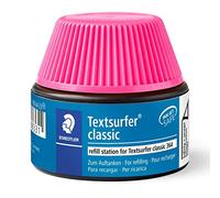 Staedtler Textsurfer Classic 488 64 - Flacon Recharge 30 Ml Pour Surligneur 364 Rose