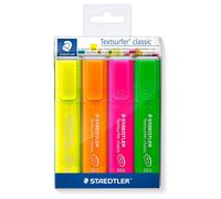 Staedtler Textsurfer Classic Surligneurs 4 Pièces Couleurs Arc-en-ciel