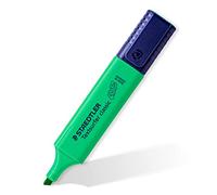 Staedtler Textsurfer Classic, Surligneurs vert pur de haute qualité, Boîte de 10 surligneurs verts, 364 C-550 VE