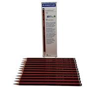 STAEDTLER Tradition 110 Crayon 2B Pack de 12 Made in Germany Croquis et écriture