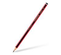Staedtler Tradition Crayon de papier mine HB corps hexagonal noir et rouge - Boîte de 12