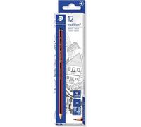 Staedtler – Crayons d'esquisse Tradition – 2B, 2H, B, HB, 3B, 3H, 4B, 4H, 5B, 6B, F
