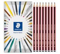 STAEDTLER Tradition Pencil Lot de 8 crayons à dessin et croquis professionnels dans une enveloppe emballage cadeau - Grade HB