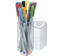 Staedtler triplus 334 334 PR12D Stylo feutre fin bleu, jaune, jaune-vert, gris, vert, bleu clair, magenta, orange, rouge, noir, brun Van Dyck, violet 0.3 mm 12