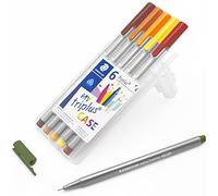 STAEDTLER Triplus 334 Lot de 6 stylos pointe fine 0,3 mm