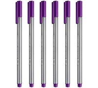 Staedtler Triplus 334 Lot de 6 stylos pointe fine 0,3 mm Violet