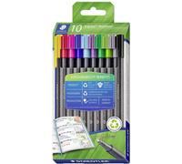 Staedtler triplus 334 RC10 Stylo feutre fin trié par couleur 0.3 mm 10 pc(s)