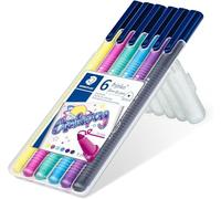 STAEDTLER Triplus Boîte de feutres de couleur Emballage standard Box of 6 galaxy