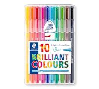 Etui De 10 Feutres Staedtler Triplus Broadliner Pointe Extra-Large