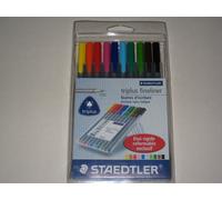 Staedtler - Triplus Fineliner 334 - Boite De 10 Feutres - Pointe 0,3 Mm - Encre Rouge