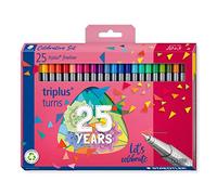 Staedtler – Triplus Fineliner 334, étui 25 feutres pointe 0,3 mm, 20+5 offerts, multicolore