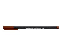 Staedtler Triplus Fineliner 334 - Feutre Pointe Superfine 0,3 Mm Brun Van Dyck - Paquet de 10